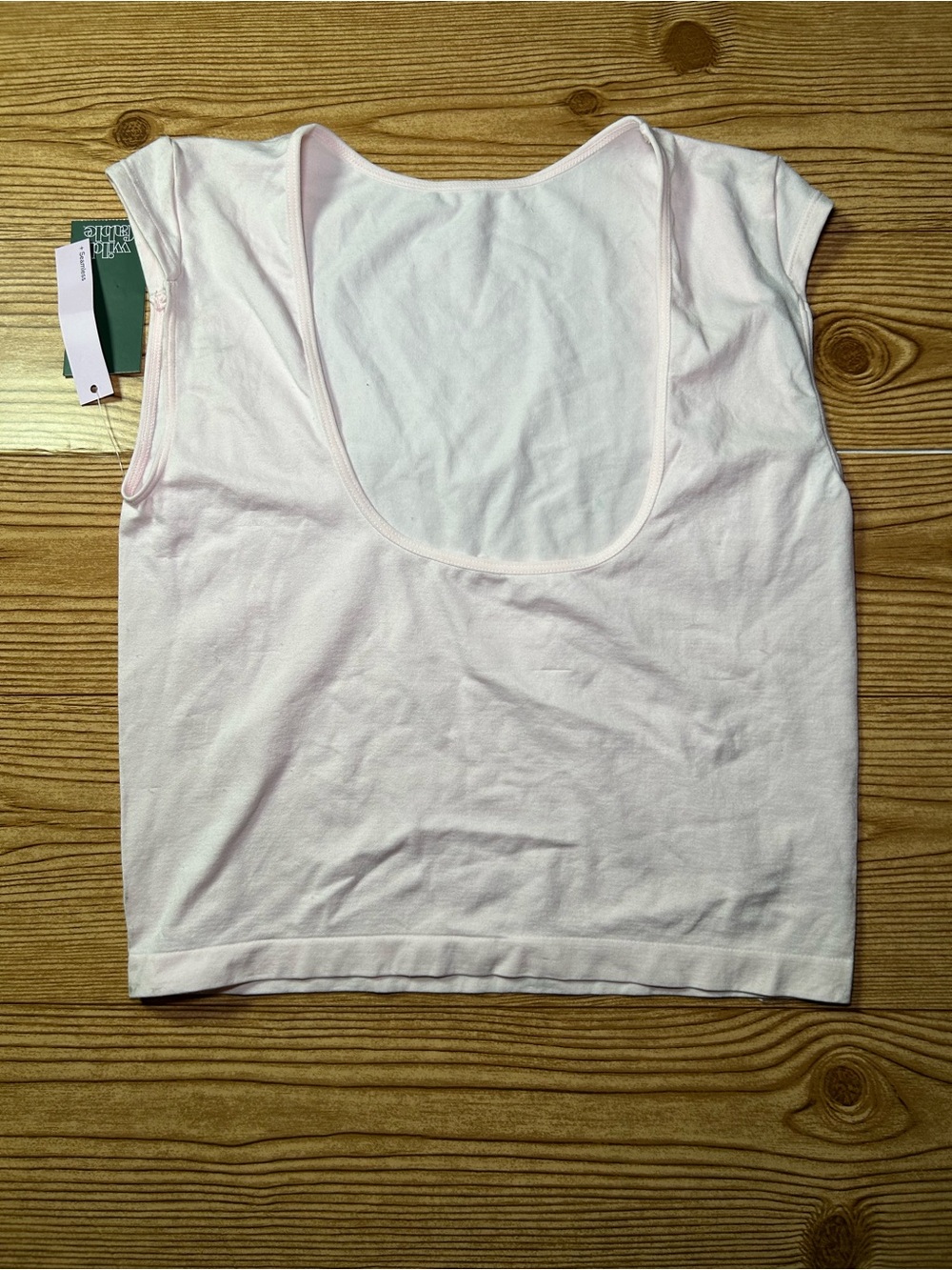 NWT Wild Fable Tank Top Seamless Scoop Neck Women Medium Light Pink
